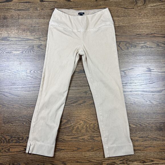 J Jill Pants Womens Small Beige Wearever Pull On Stretch Straight Leg Soft - Picture 1 of 8